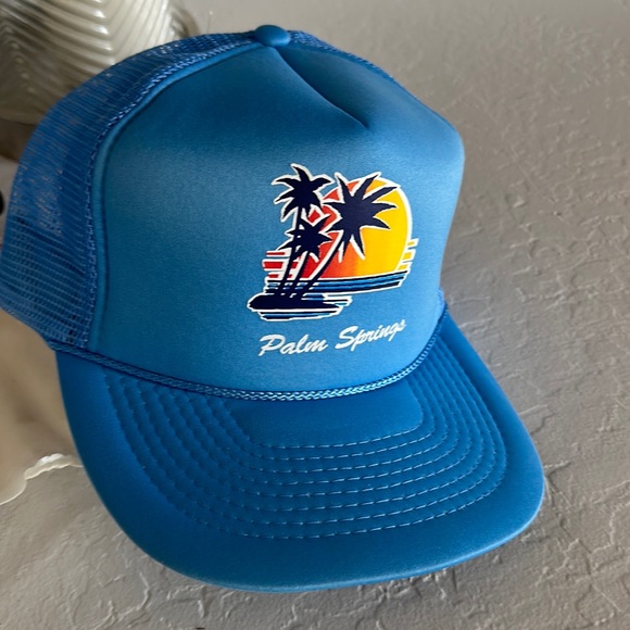 NWT Palm Springs Trucker hat unisex snap back - Picture 2 of 5